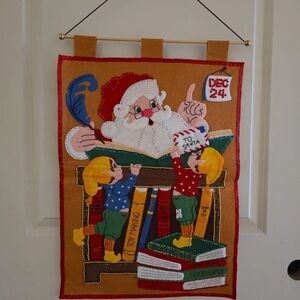 Bucilla Santa Christmas Wall Hanging